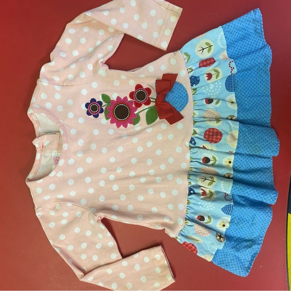 2 dresses Ricrac & Ruffles 24m - Picture 3 of 6